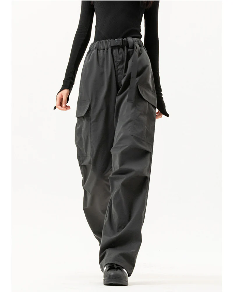 Street Outdoor Unisex Multi-Pocket Straight Cargo Pants - Image 12