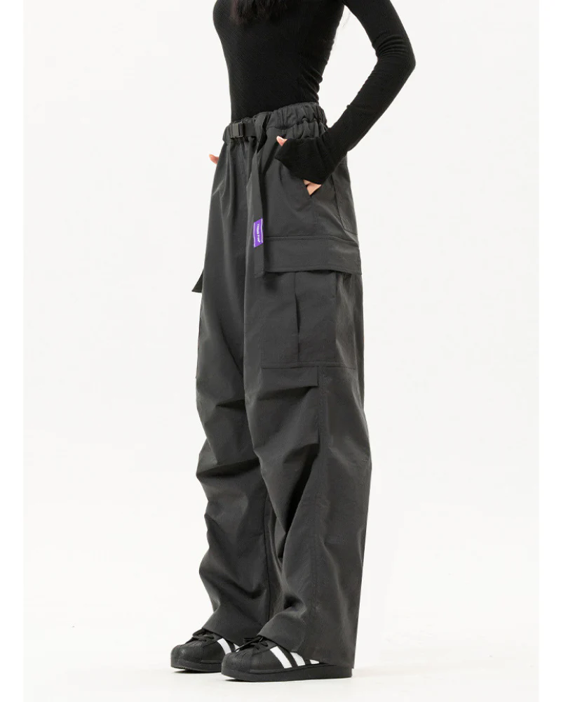 Street Outdoor Unisex Multi-Pocket Straight Cargo Pants - Image 13