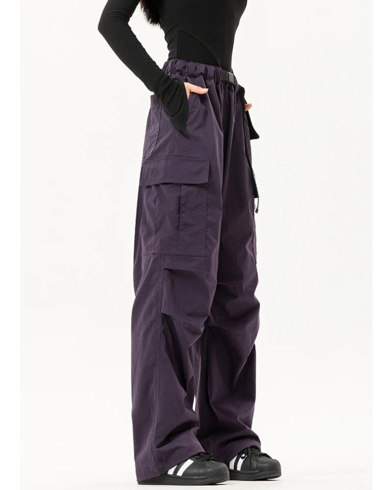 Street Outdoor Unisex Multi-Pocket Straight Cargo Pants - Image 18