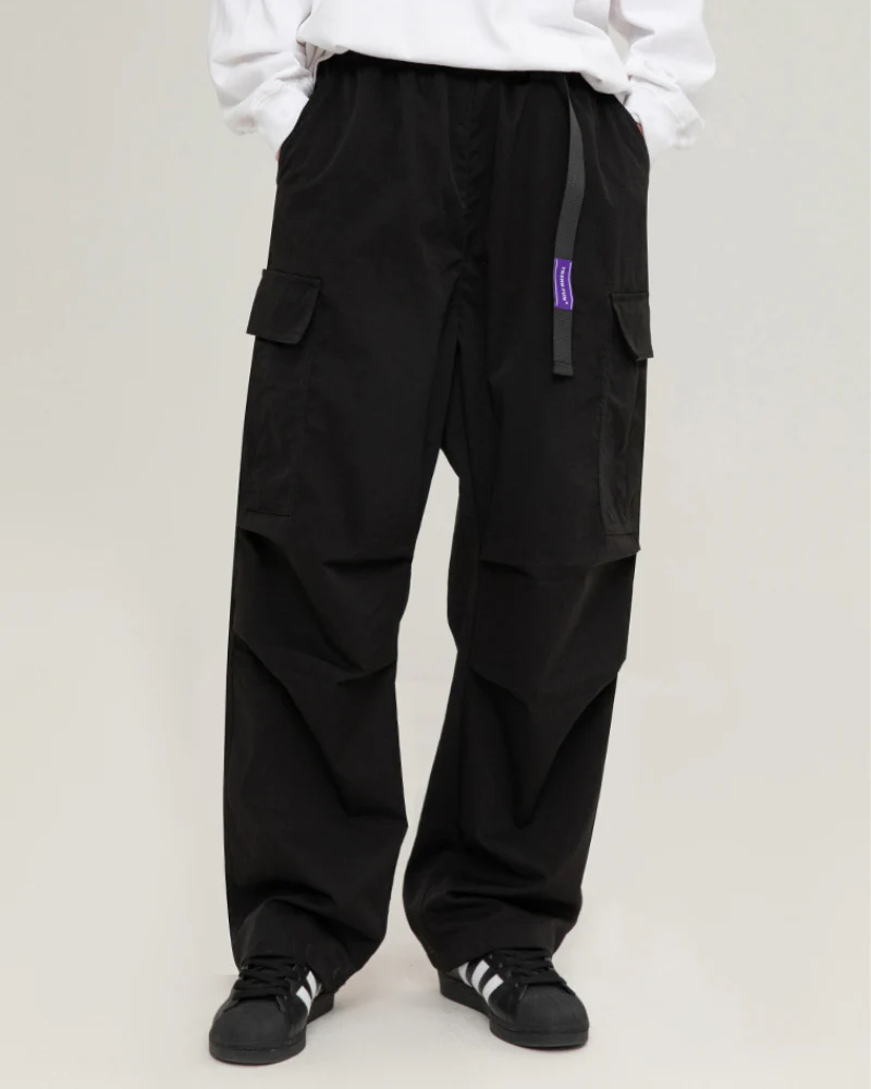 Street Outdoor Unisex Multi-Pocket Straight Cargo Pants - Image 6