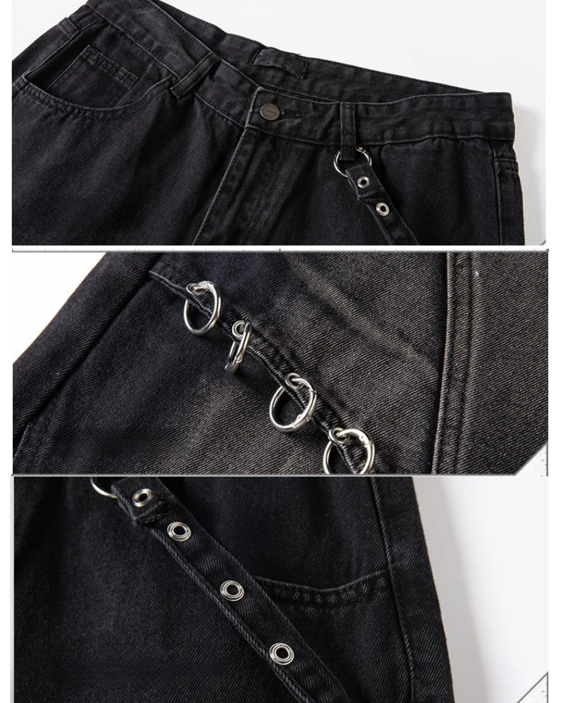 Street Ribbon Straight Y2K Jeans - Image 18