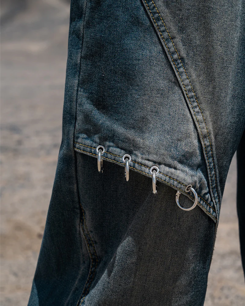 Street Ribbon Straight Y2K Jeans - Image 6
