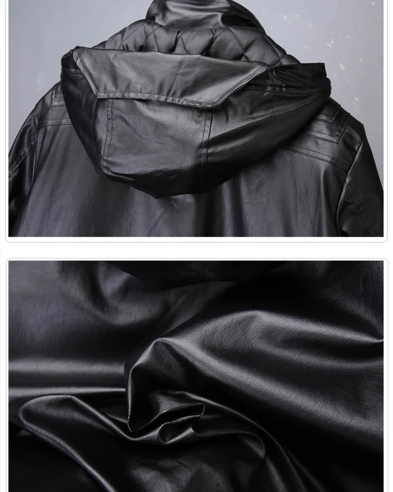 Street Shadowed Vintage Faux-Layer Tech Parka Jacket - Image 12