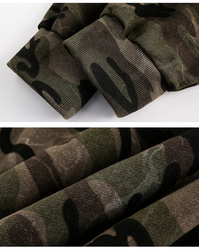 Street Style Couple's Camouflage Hoodie Jacket - Image 13