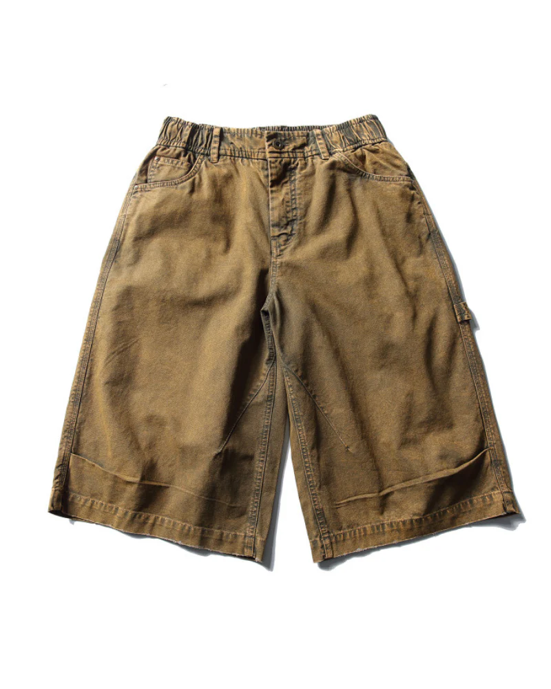 Street Unisex Denim-Look Shorts | Baggy Jorts - Image 11