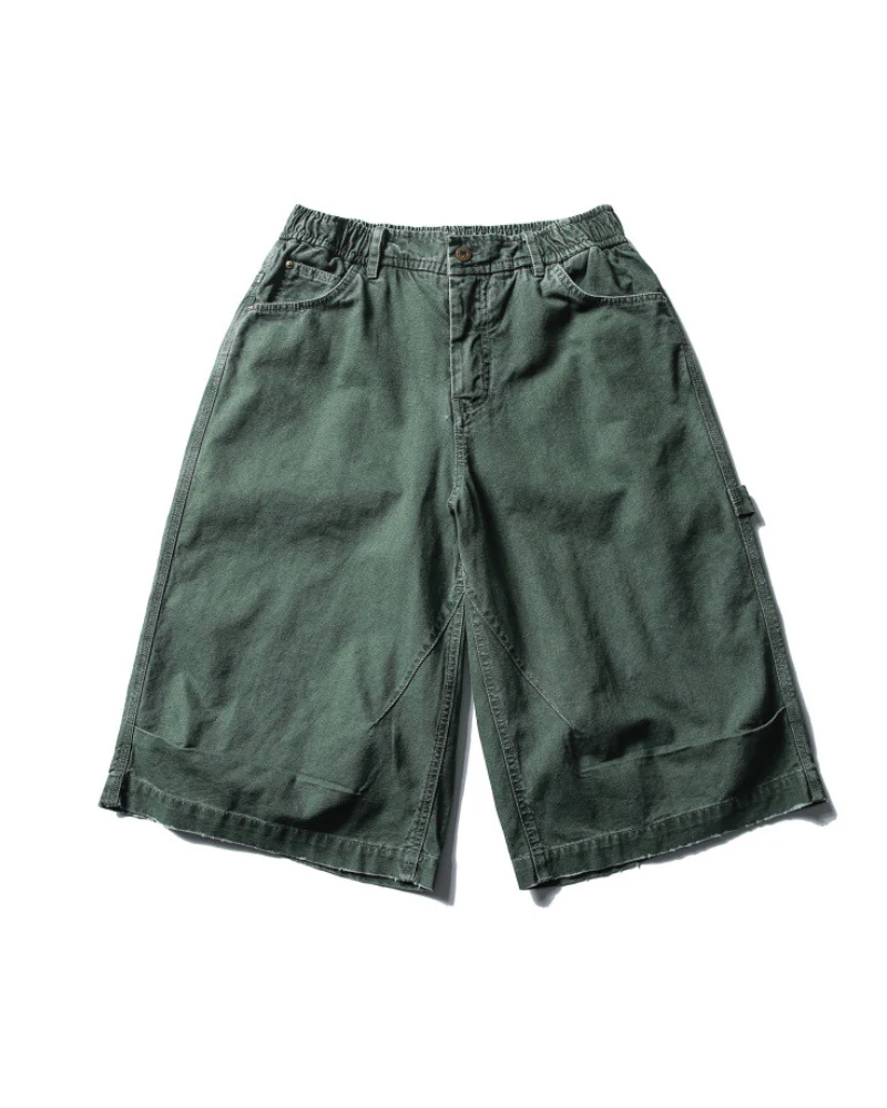 Street Unisex Denim-Look Shorts | Baggy Jorts - Image 14