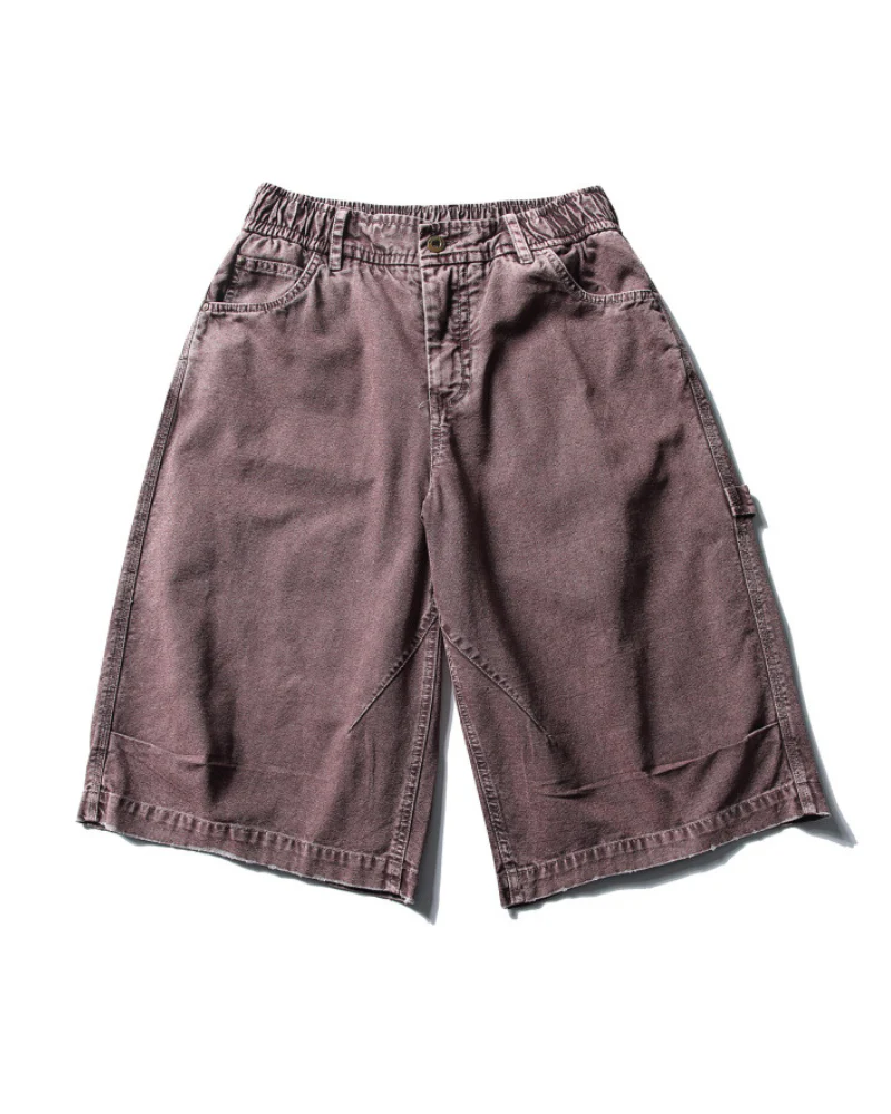 Street Unisex Denim-Look Shorts | Baggy Jorts - Image 8
