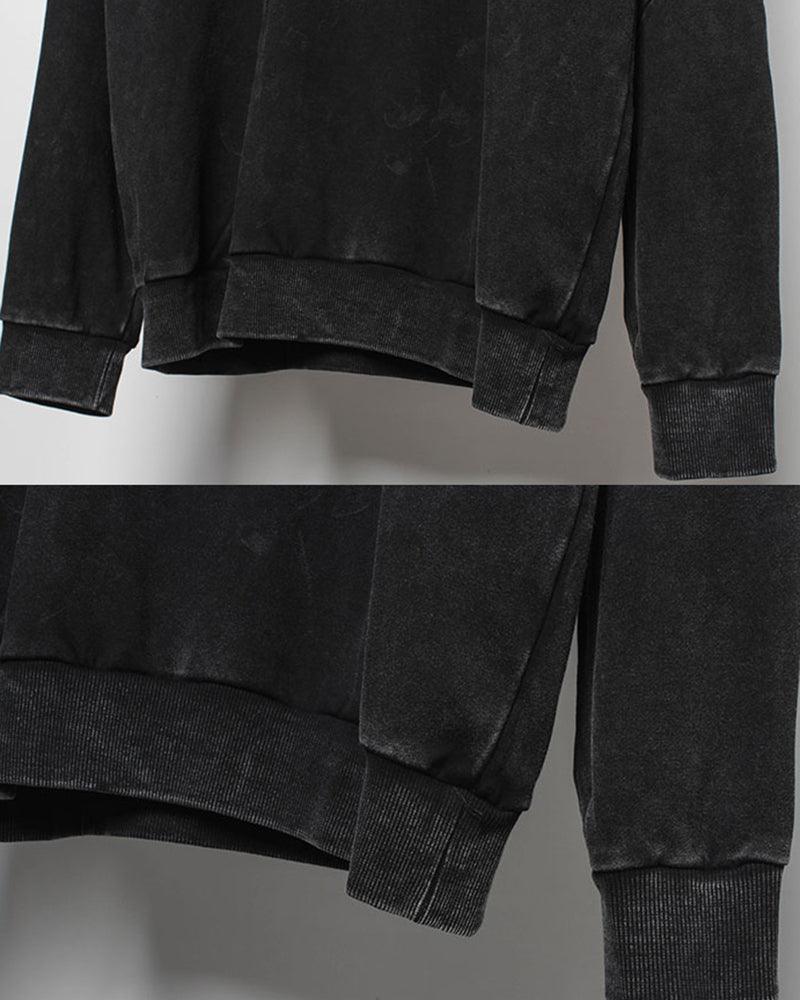 Streetwear Black Denim Hoodie - Image 12
