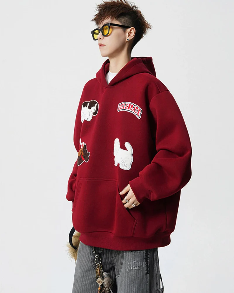 Streetwear Cartoon Graffiti Hoodie - Image 10