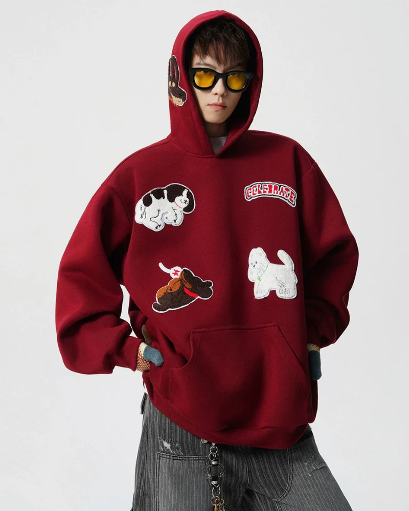 Streetwear Cartoon Graffiti Hoodie - Image 3