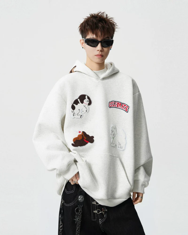 Streetwear Cartoon Graffiti Hoodie - Image 7