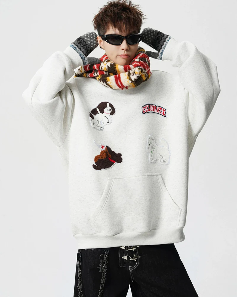 Streetwear Cartoon Graffiti Hoodie - Image 8