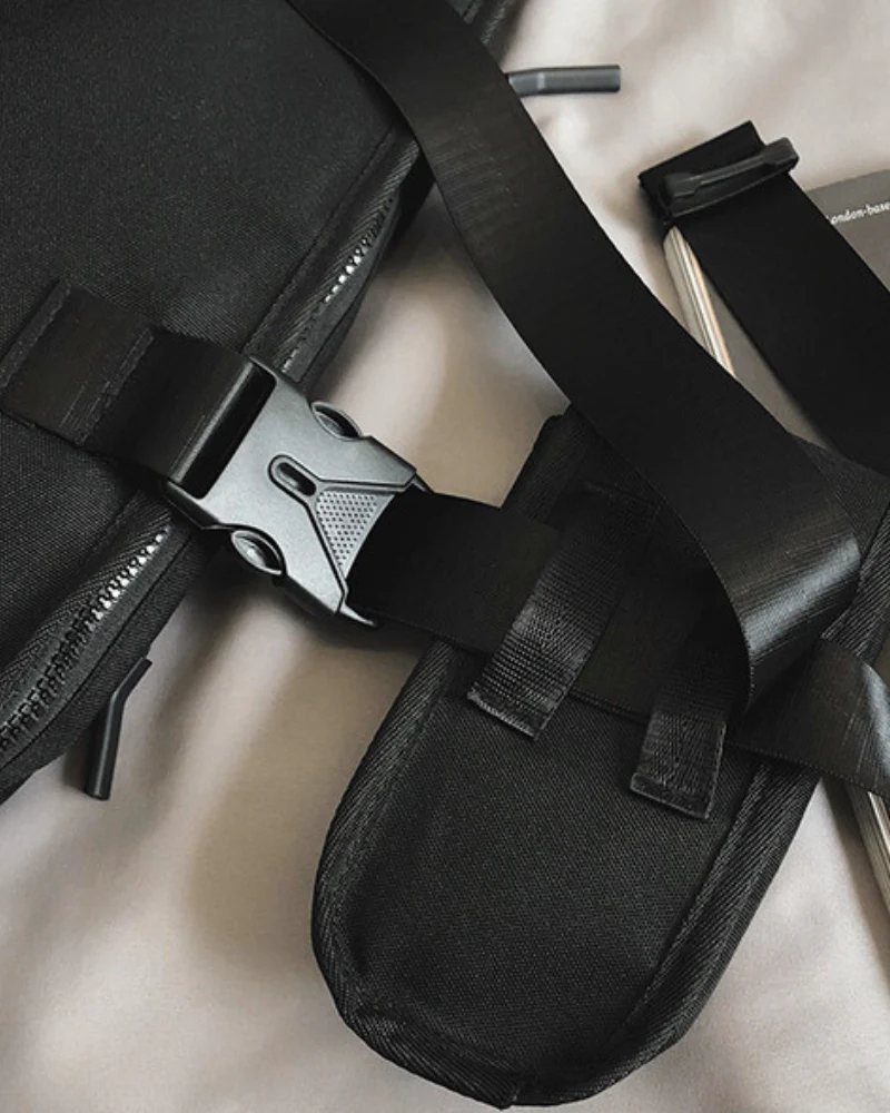 Streetwear Chest Bag Half Vest - Image 11