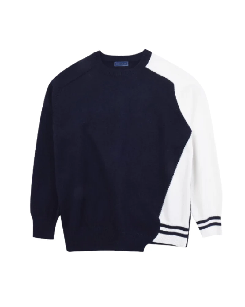 Streetwear Color Block Sweater - Image 8