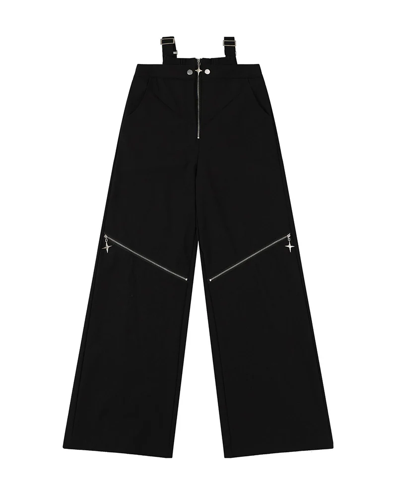 Streetwear Dual-wearable Zippered Cargo Pants - Image 7
