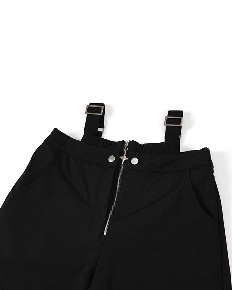 Streetwear Dual-wearable Zippered Cargo Pants - Image 9