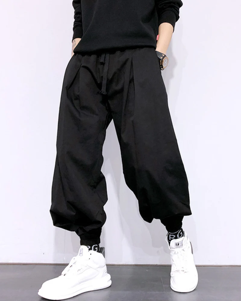 Streetwear Japanese Harem Hakama Pants - Image 7