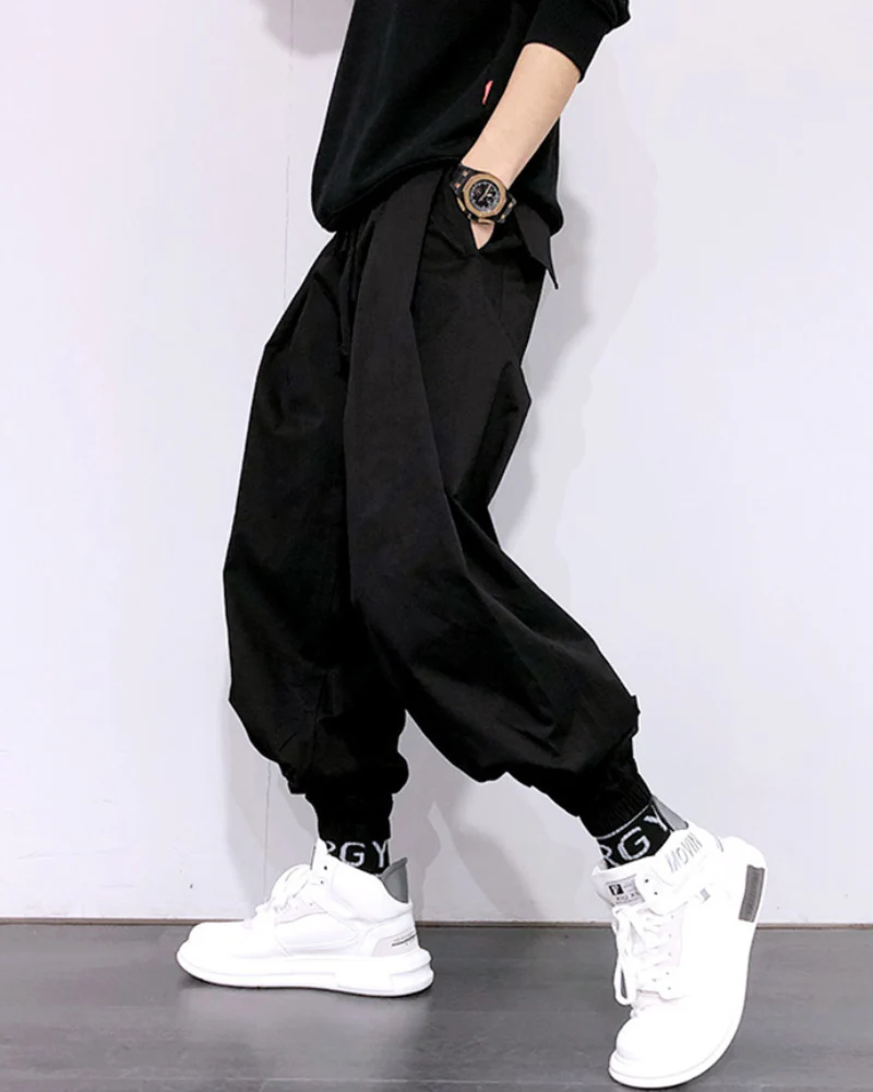 Streetwear Japanese Harem Hakama Pants - Image 8