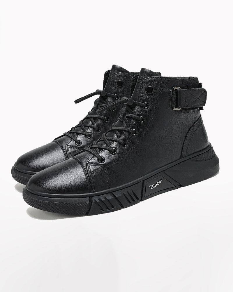 Streetwear Leather Waterproof Sneakers - Image 3