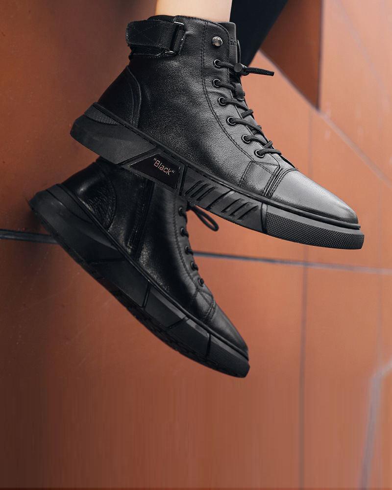 Streetwear Leather Waterproof Sneakers - Image 6