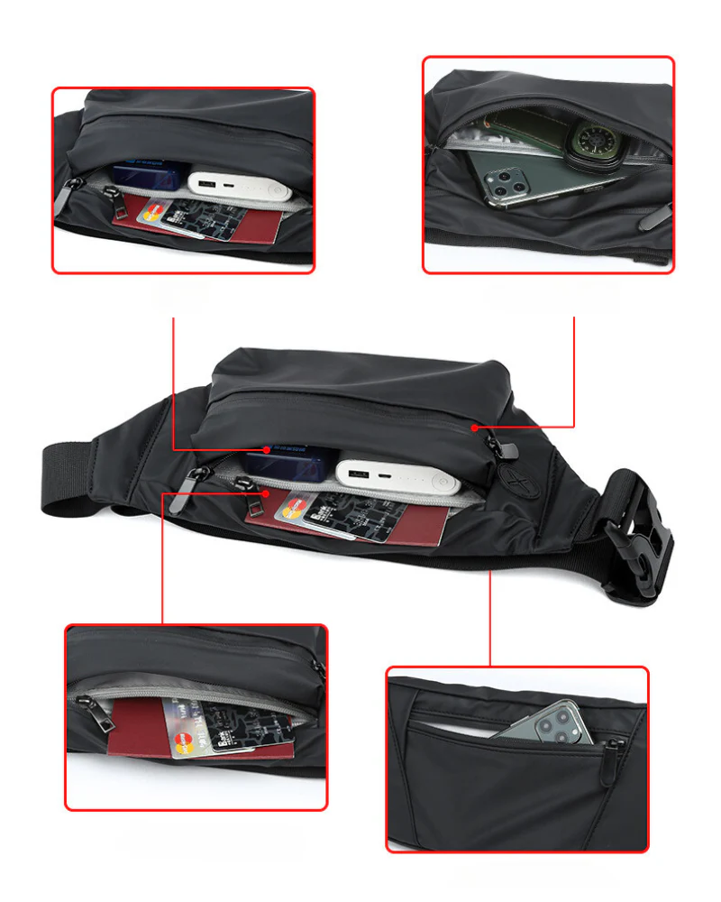 Streetwear Lightweight Sling Chest Bag - Image 7