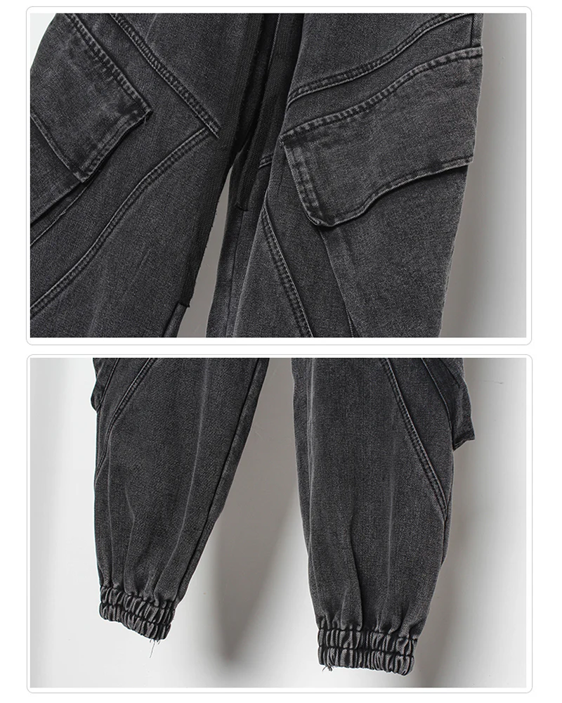 Streetwear Loose Black Denim Y2K Jeans - Image 10