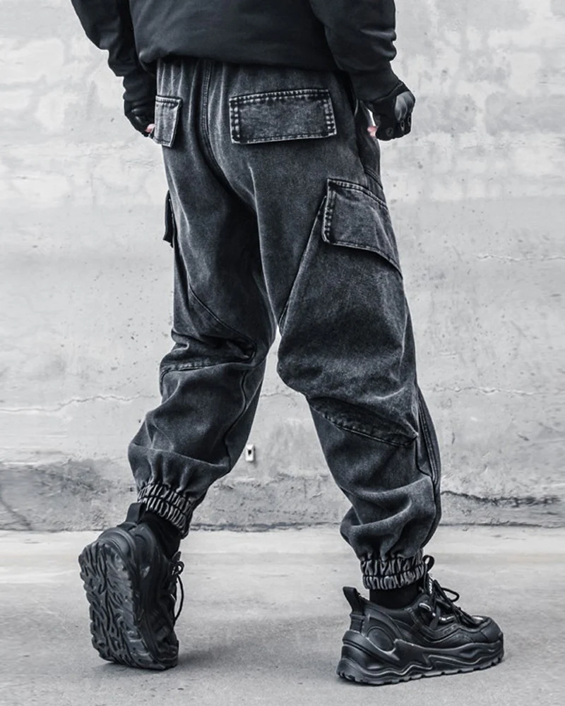 Streetwear Loose Black Denim Y2K Jeans - Image 5