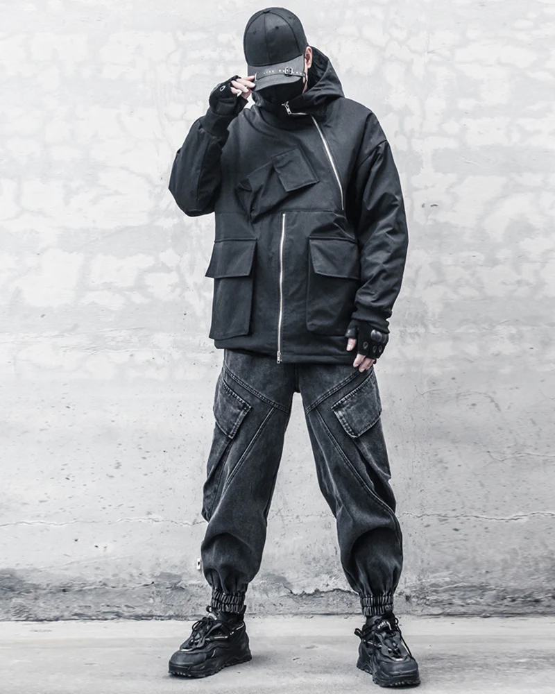Streetwear Loose Black Denim Y2K Jeans - Image 7