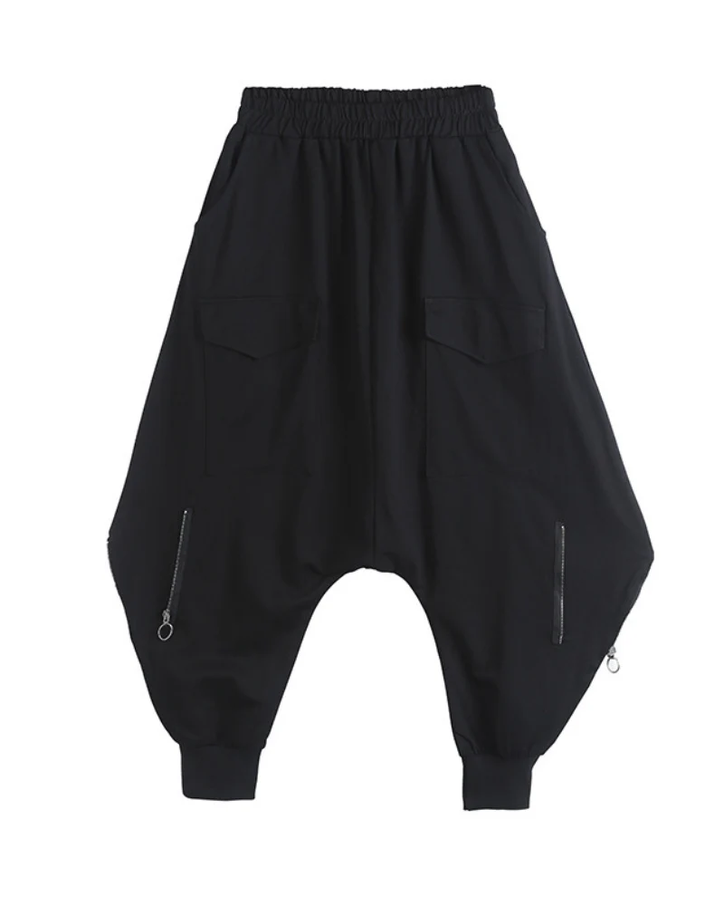 Streetwear Loose Thickened Hakama Pants - Image 2