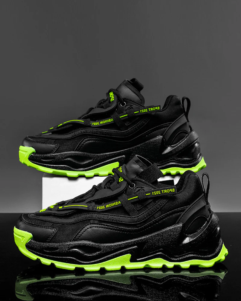 Streetwear Mesh Platform Sneakers - Image 4