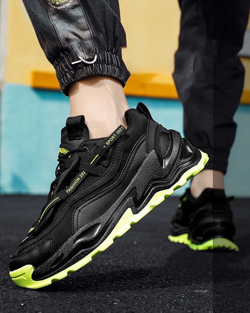 Streetwear Mesh Platform Sneakers - Image 5