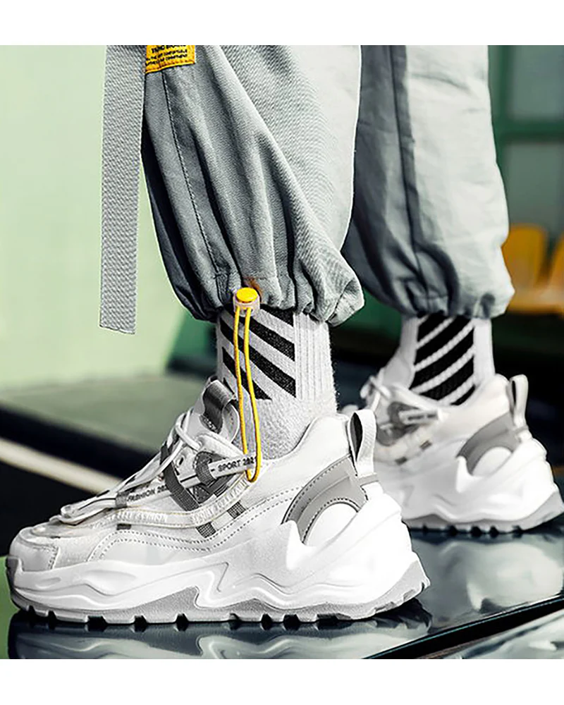 Streetwear Mesh Platform Sneakers - Image 7