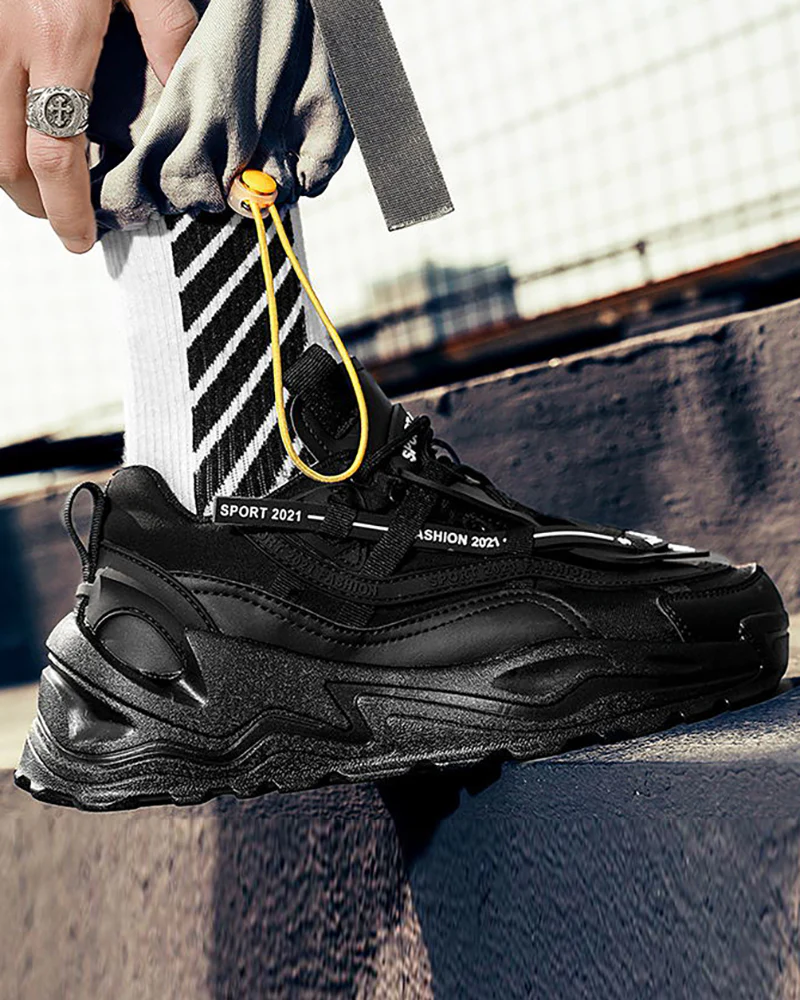 Streetwear Mesh Platform Sneakers - Image 9