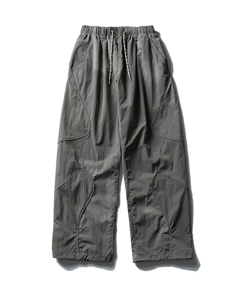 Streetwear Reflective Wide Leg Outdoor Hiking Pants - Image 10
