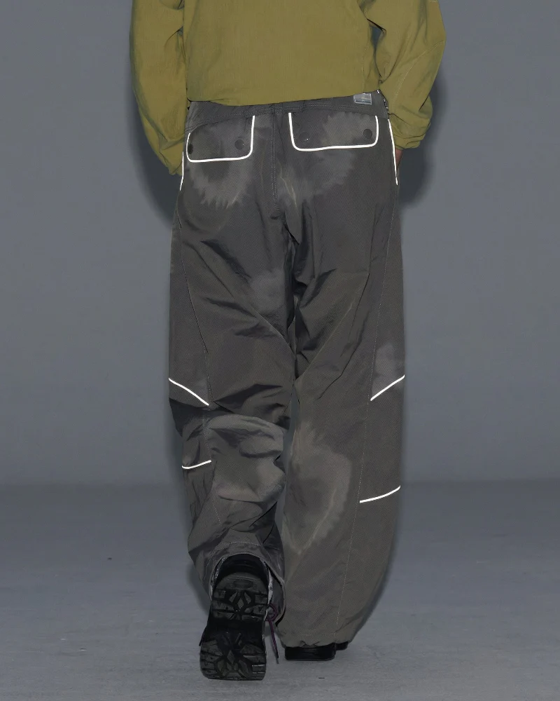 Streetwear Reflective Wide Leg Outdoor Hiking Pants - Image 12