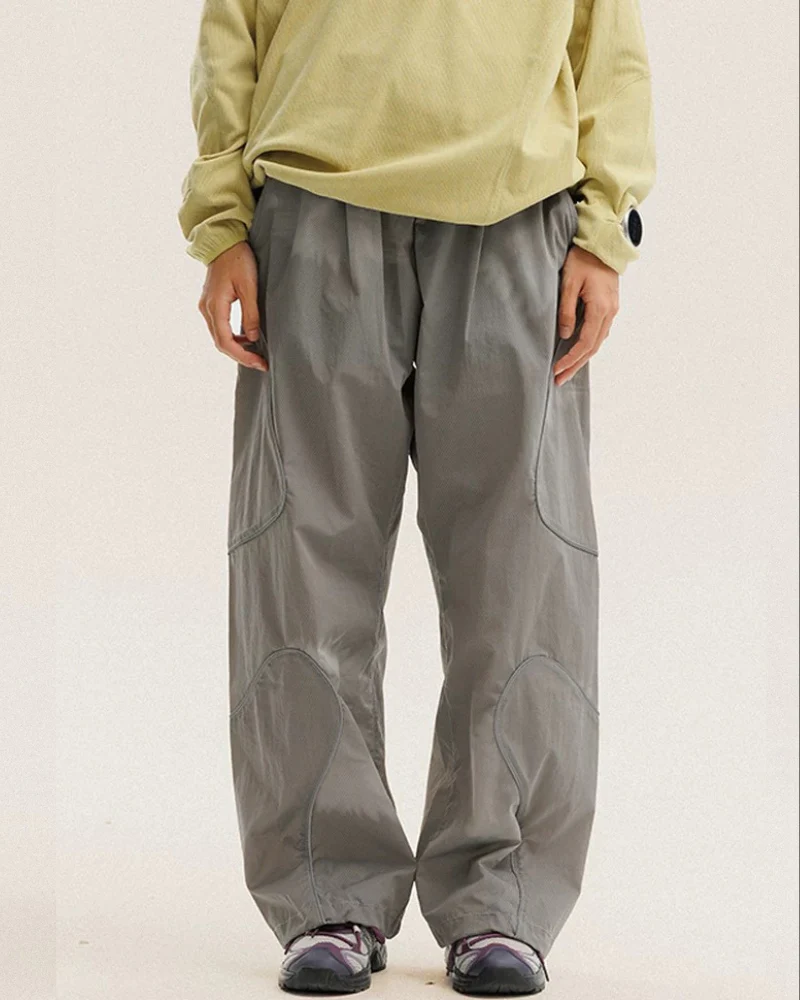 Streetwear Reflective Wide Leg Outdoor Hiking Pants - Image 13