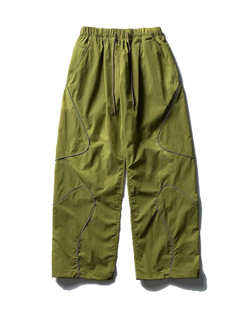 Streetwear Reflective Wide Leg Outdoor Hiking Pants - Image 15