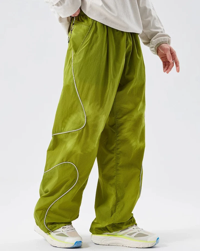 Streetwear Reflective Wide Leg Outdoor Hiking Pants - Image 17
