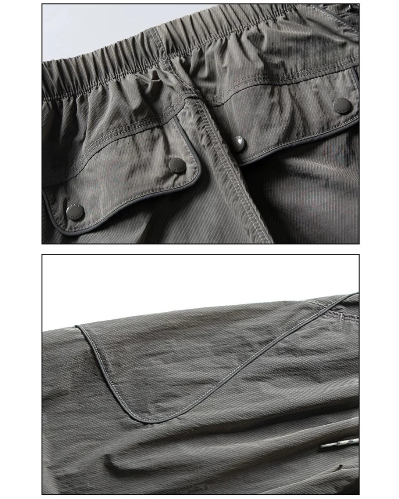 Streetwear Reflective Wide Leg Outdoor Hiking Pants - Image 22