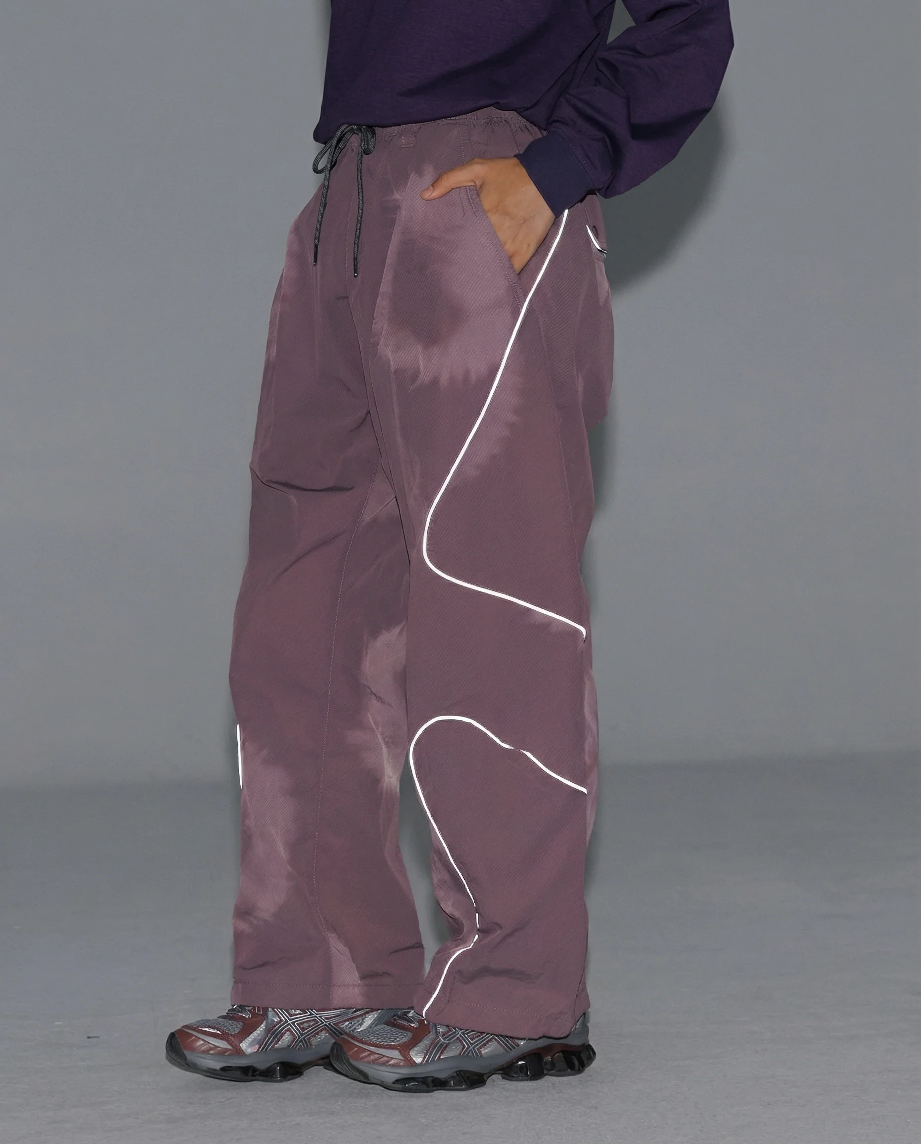 Streetwear Reflective Wide Leg Outdoor Hiking Pants - Image 8
