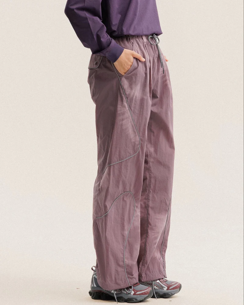 Streetwear Reflective Wide Leg Outdoor Hiking Pants - Image 9