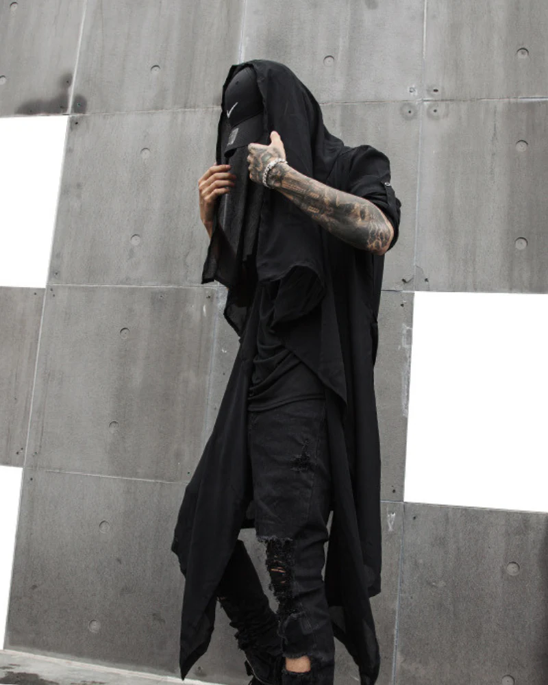 Streetwear Thin Shawl Shirt Sun Protection Long Coat - Image 4