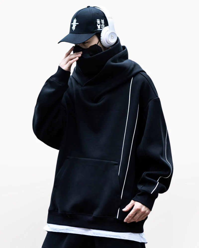 Streetwear Turtleneck Unisex Hoodie