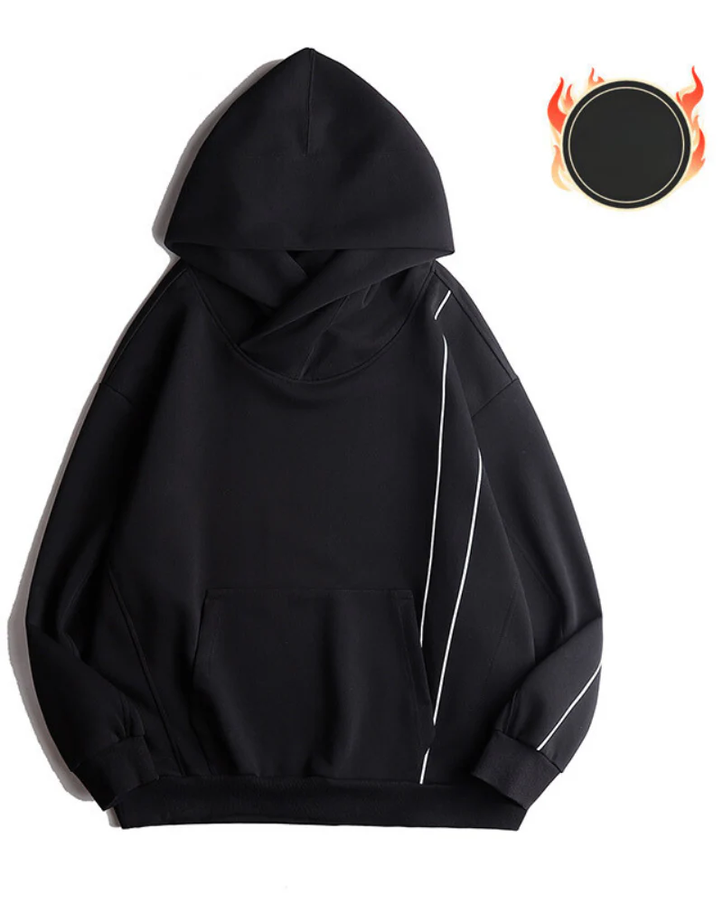 Streetwear Turtleneck Unisex Hoodie - Image 17