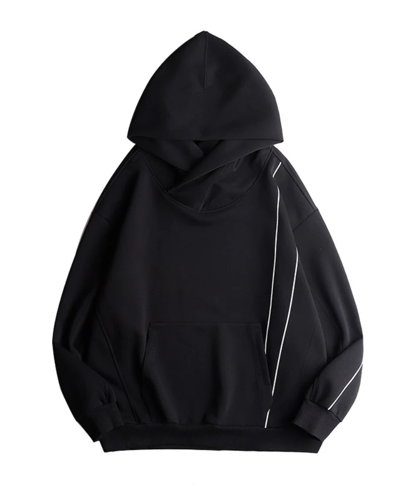 Streetwear Turtleneck Unisex Hoodie - Image 2