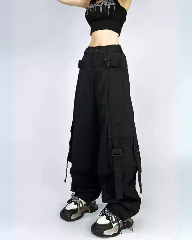 Streetwear Women Straight Loose Cargo Pants - Image 2