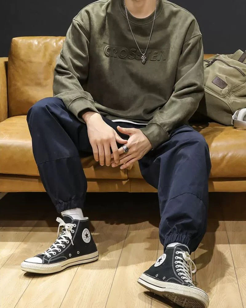 Suede Velvet Vintage Oversize Hoodie - Image 6