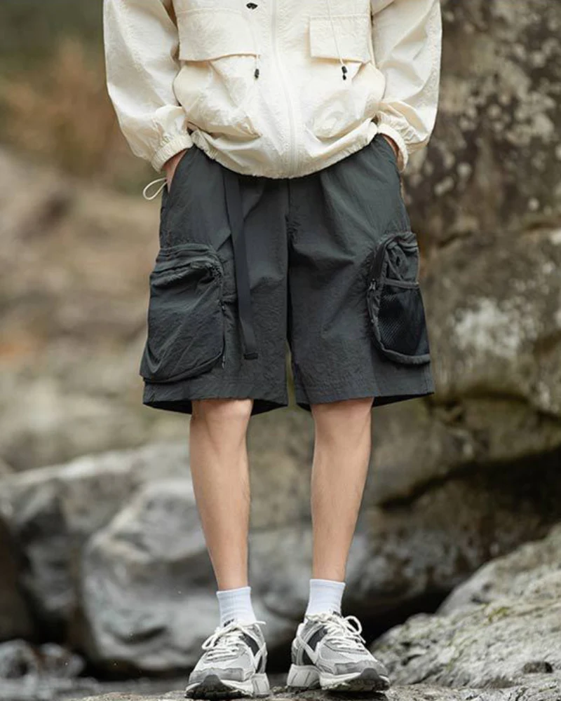 Summer Outdoor Functional Multi-Pocket Sports Shorts - Image 5