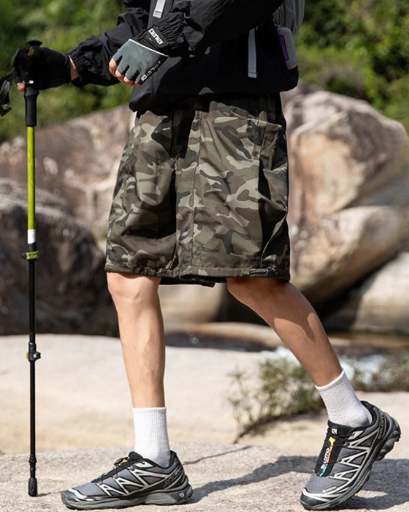 Summer Outdoor Hiking Tactical Camo Shorts - Image 3