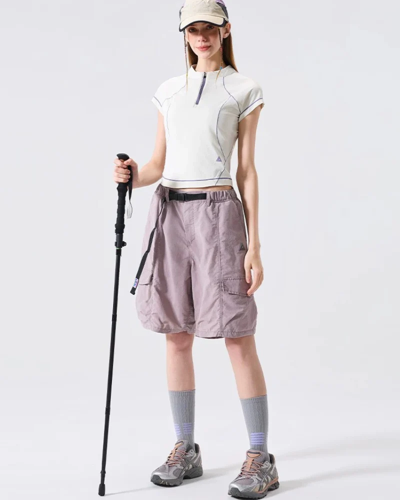 Summer Quick-Drying Outdoor Hiking Cargo Shorts - Image 4
